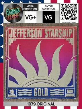 JEFFERSON STARSHIP•Gold•1979 US (#BZL1-3247) Terre Haute Pressing, Gatefold